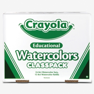 Crayola, LLC 538101 Educational Watercolors Classpack, 36/Bx, Ast by Crayola