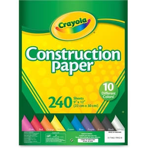 Crayola, LLC 99-3200 CONSTRUCTION PAPER 240CT by Crayola