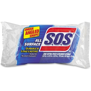 The Clorox Company 91017 scrubber Sponges, All Surface, 2-1/2"x4-1/2", Dk/Lt Blue by Clorox