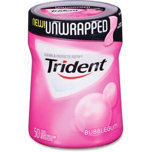 Cadbury Schweppes plc 007351 Trident Gum, 50/Bx, Pink by Trident