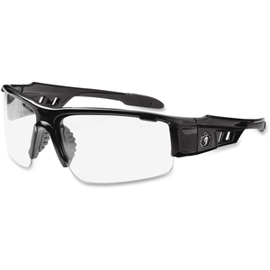 Ergodyne 52000 Clear Safety Glasses Dagr, Black by Ergodyne