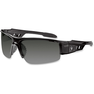 Ergodyne 52030 Smoke Lens Safety Glasses Dagr, Black by Ergodyne