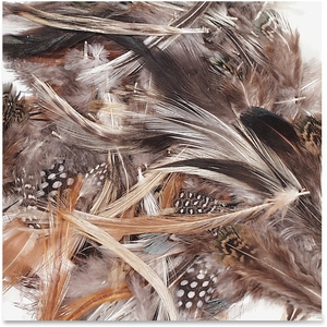 Natural Feathers Assortment, 1/2Oz., Natural by ChenilleKraft