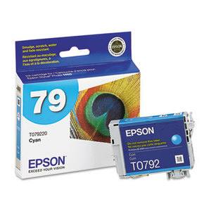 Epson Corporation T079220 T079220 Claria Ink, 810 Page-Yield, Cyan by EPSON AMERICA, INC.