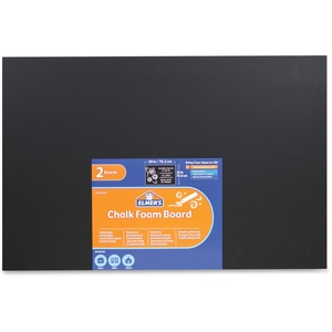 ELMER'S PRODUCTS, INC 950189 Chalk Foam Board, 20"X30", 2/Pk, Black by Elmer's