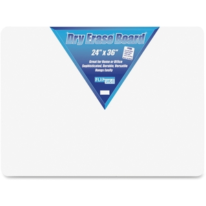 Dry Erase Board, 24"X36", White by Flipside