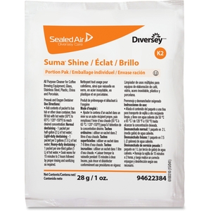 Diversey, Inc 94622384 Suma Shine Portion Pak, 28G, 100/Ct, White by Diversey