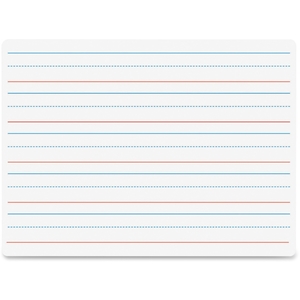 Flipside Products, Inc 10034 Dry-Erase Board, Ruled, 9"X12", Red/Blue by Flipside