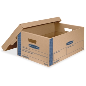 Fellowes, Inc 0066001 Smoothmove Lrg Moving Boxs, 15"X24"X10", Kft by Bankers Box