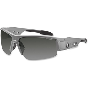 Ergodyne 52130 Smoke Lens/Half Frame Safety Glasses, Gray by Ergodyne