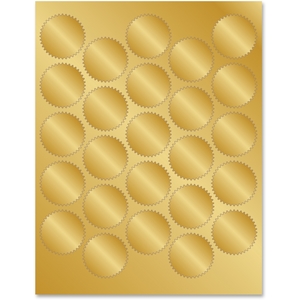 Geographics, LLC 47839 Foil Seals, Adhesive, 200/Pk, Gold by Geographics