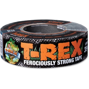 Shurtech Brands, LLC 240998 T-Rex Ferociously Strong Tape, 1.88 inches by 35 yards, Black Designed for any situation or project, T-REX Tape is ideal for homeowners and craftsmen who demand the highest quality tools.This Ferociously Strong Tape is made with super-durable, sun-resist by T-REX