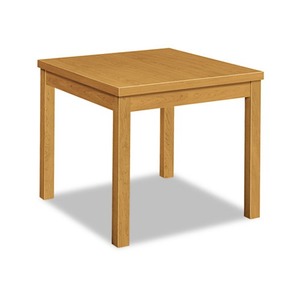 HON COMPANY 80192CC Laminate Occasional Table, Square, 24w x 24d x 20h, Harvest by HON COMPANY