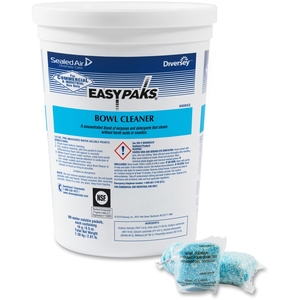 Easy Paks Bowl Cleaner, 2.81Lbs, Blue by Diversey