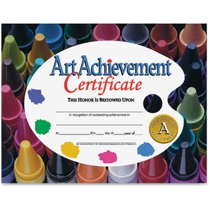 Art Achievement Certificate, 30/Pk, Ast by Flipside