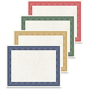 Blank Certificates, 40/Pk, Ast by Geographics