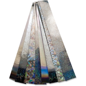 Hygloss Products, Inc 17013 Holographic Chain Strips, 72/Pk, Silver by Hygloss