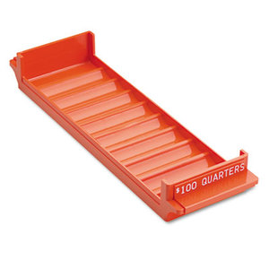 MMF INDUSTRIES 212082516 Porta-Count System Rolled Coin Plastic Storage Tray, Orange by MMF INDUSTRIES