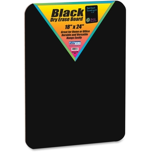 Media Sciences International 40085 Dry Erase Board, 18"X24", Black by Flipside