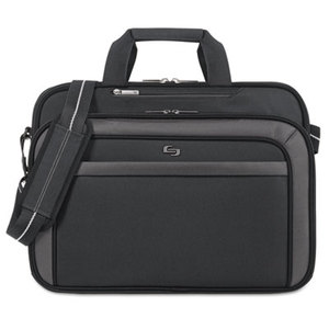 UNITED STATES LUGGAGE CLA3144 Pro 17.3" Briefcase, 17 x 5 1/4 x 13, Gray by UNITED STATES LUGGAGE