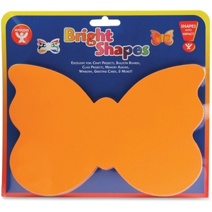 Hygloss Products, Inc 68002 Bright Shapes Butterfly Shapes, 72/Pk, Ast by Hygloss