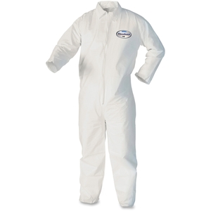 Kimberly-Clark Corporation 44303 Kleenguard A40 Coveralls, Lg, 25/Ct, White by Kimberly-Clark