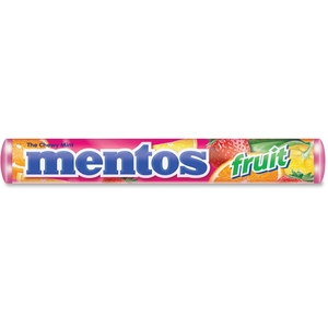 Mentos, Chewy Mint Tablets, 1.32oz, 15/BX, Fruit by Perfetti Van Melle