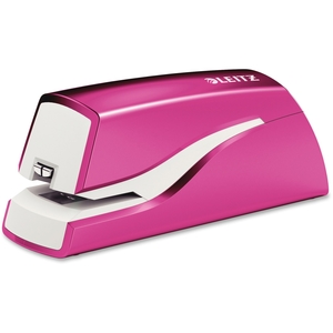 ESSELTE CORPORATION 55667023 Electric Staple, 10Sht Cap, Battery Powered, Pink by Leitz