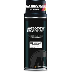 MOLOTOW 337045 Art Spray Paint, 13.5Oz., Black by MOLOTOW