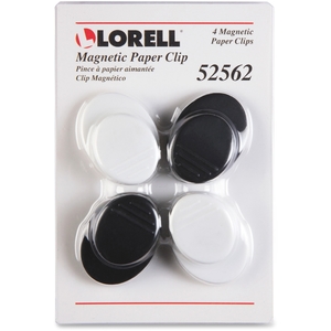 Magnetic Paper Clip, 6/Pk, Ast by Lorell