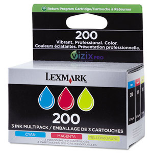 Lexmark International, Inc 14L0268 14L0268 (200) Ink, Cyan, Magenta, Yellow, 3/Pk by LEXMARK INT'L, INC.