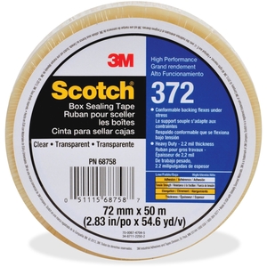 3M 37272X50CL Hi Performance Sealing Tape, 72Mmx50M, 24Rl/Ct, Cl by Scotch