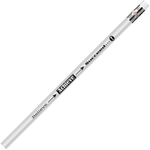 Moon Products 52107B Believe Achieve Succeed Pencils, No. 2, 12/Dz, Ast by Moon Products