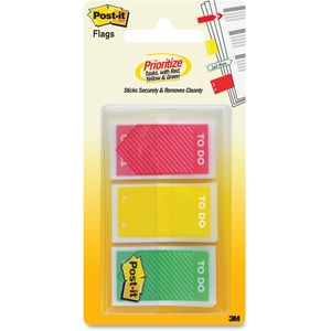 3M 682TODO Post-It To Do Flags, 1" W, 24/Pk, Multi by Post-it