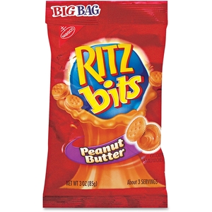 Mondelez International 00678 Rtiz Peanut Butter Crackers, 3Oz., 12/Ct, Multi by Ritz