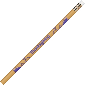 Moon Products 7899B Thanksgiving Themed Pencils, No. 2, 12/Dz, Tan by Moon Products