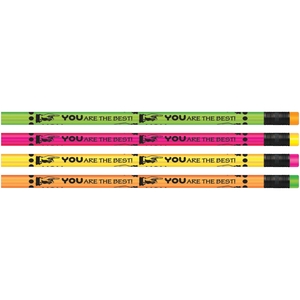 Moon Products 7932B You Are The Best Themed Pencils, No.2, Neon/Ast by Moon Products