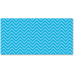 PACON CORPORATION 55828 Chic Chevron Design Paper, 48"X12' Rl, Aqua by Pacon