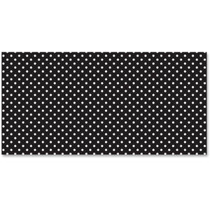 PACON CORPORATION 55848 Classic Dots Design Paper, 48"X12' Rl, Black/White by Fadeless