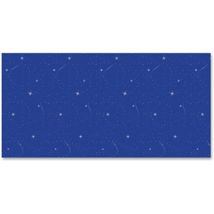 PACON CORPORATION 56228 Night Sky Design Paper, 48"X12' Rl, Dk Blue by Pacon