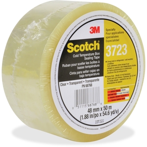 3M 372348X50CL Cold Temp Box Sealing Tape, 48Mmx50M, 1Rl, Cl by Scotch