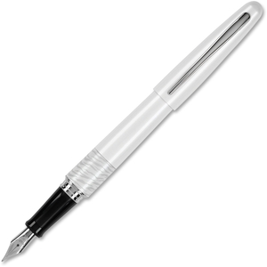 Pilot Corporation 91141 White Tiger Fountain Pen, White Barrel/Bk Ink by Pilot