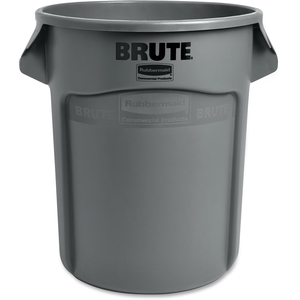 Newell Rubbermaid, Inc 262000GY Brute Round Container, 20 Gallon Cap, 19.4"x22.9", Gray by Rubbermaid