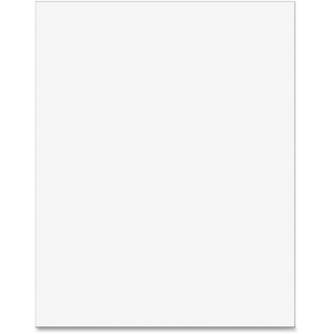 PACON CORPORATION MMK04700 Plastic Poster Board, 22"X28", 25Sh/Pk, White by Pacon