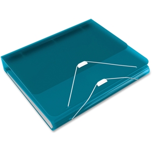 SAMSILL CORPORATION 10121 Samsill Duo Binder 2-in-1 Organizer Turquoise 1in Bulk by Samsill