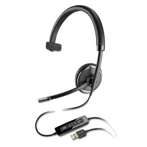 Blackwire C510 Monaural Over-the-Head Corded Headset by PLANTRONICS, INC.