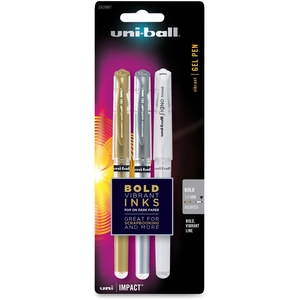 Newell Rubbermaid, Inc 1919997 Gel Rollerball Pen,Refillable,1.0Mm, Ast Barrel/Ink by Uni-Ball