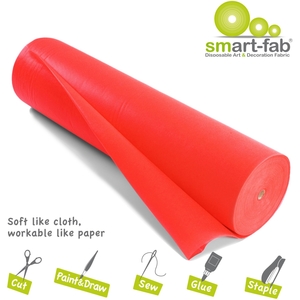 Smart-Fab 1U383660060 Fabric Rolls, 36"x600', Red by Smart-Fab