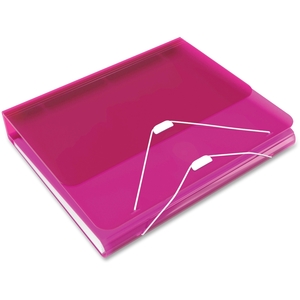 SAMSILL CORPORATION 10120 Samsill Duo Binder 2-in-1 Organizer Hot Pink 1in Bulk by Samsill