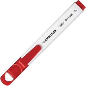 Staedtler Mars GmbH & Co. 35712 Triplus Dry-Erase Markers, Chisel Tip, 10/Bx, Red by Staedtler